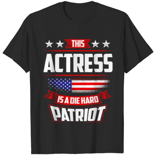 Discover 4th Of July Actress Shirt Gift Actor Acting T-shirt