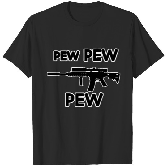 Pew pew gun T-shirt