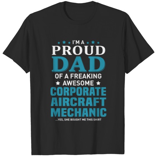 Discover Corporate Aircraft Mechanic T-shirt
