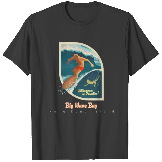 Big Wave Bay, Hong Kong Island, Hong Kong T-shirt