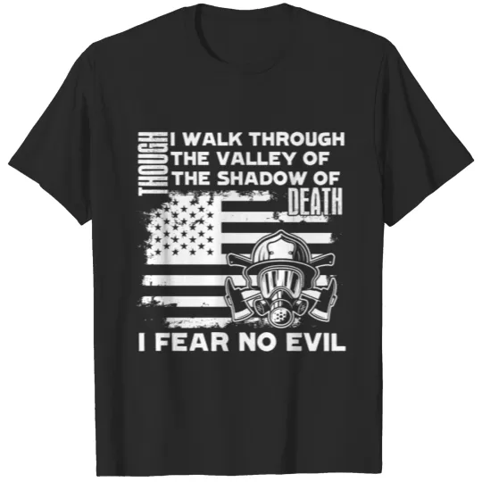 Discover I FEAR NO EVIL FIREFIGHTER CRUSADER SHIRT T-shirt
