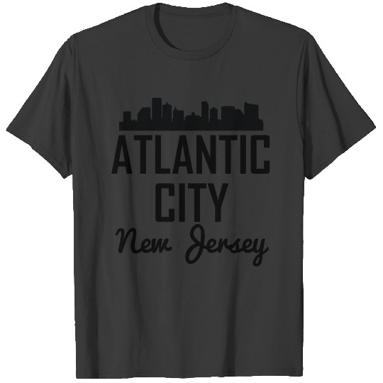 Atlantic City New Jersey Skyline T-shirt