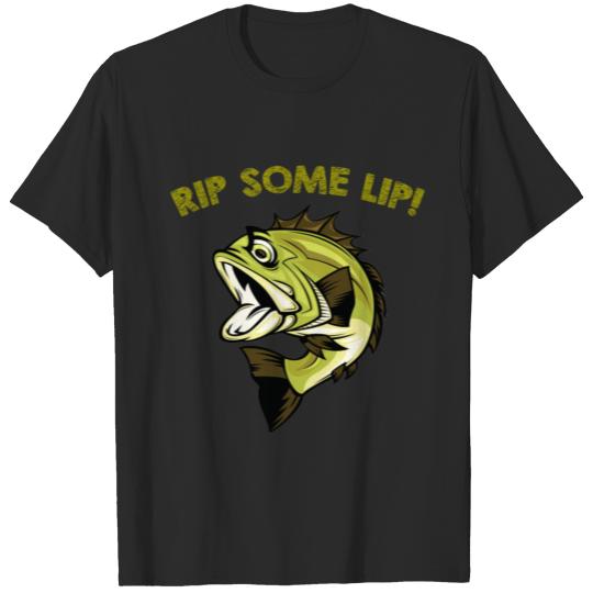 Discover Fish rip some lip T-shirt