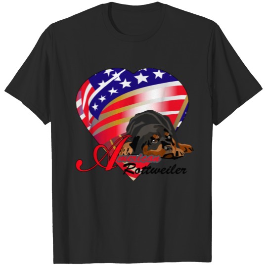 Discover American Rottweiler (ADD CUSTOM TEXT) T-shirt