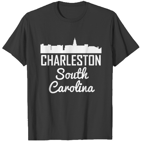 Charleston South Carolina Skyline T-shirt