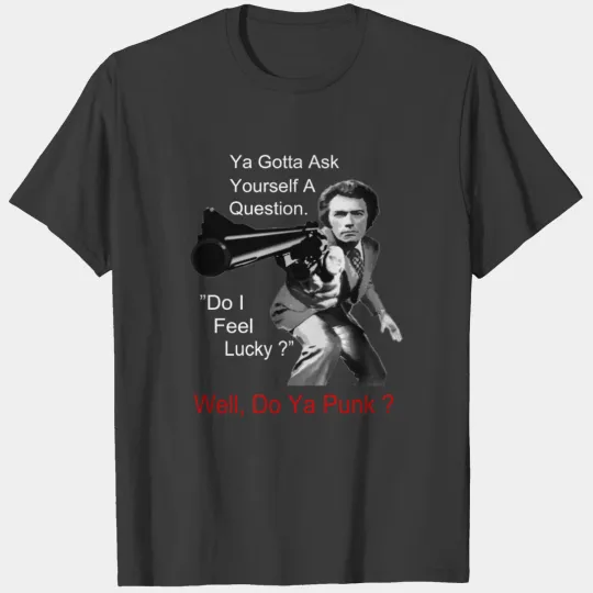 Clint Eastwood Do You Fee T-shirt