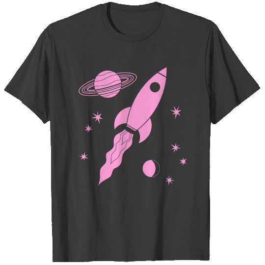 rocket pink T-shirt