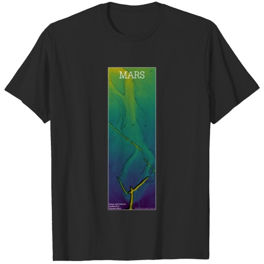 Mars - Fissure and Channel: Viridis T-shirt