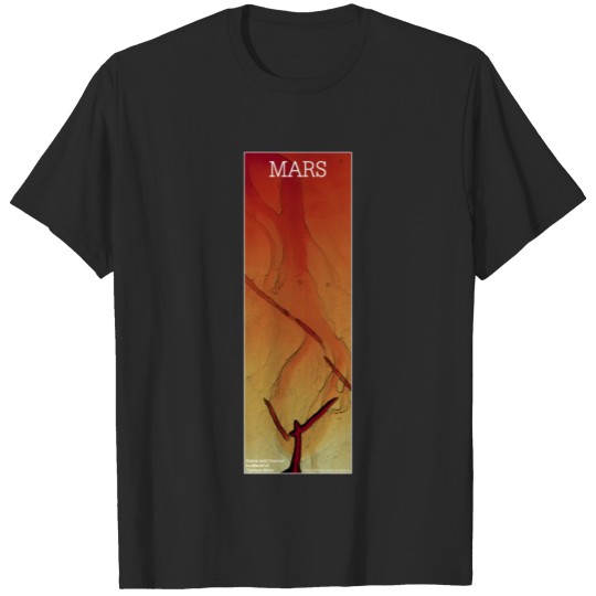 Discover Mars - Fissure and Channel: Red T-shirt