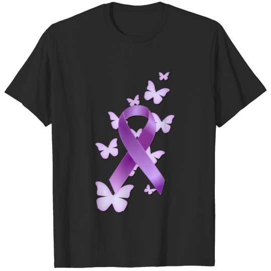 Discover Purple Awareness Ribbon T-shirt