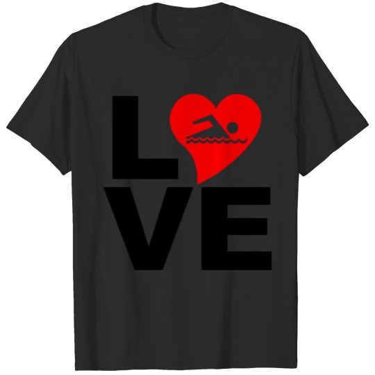Discover Swim - love T-shirt