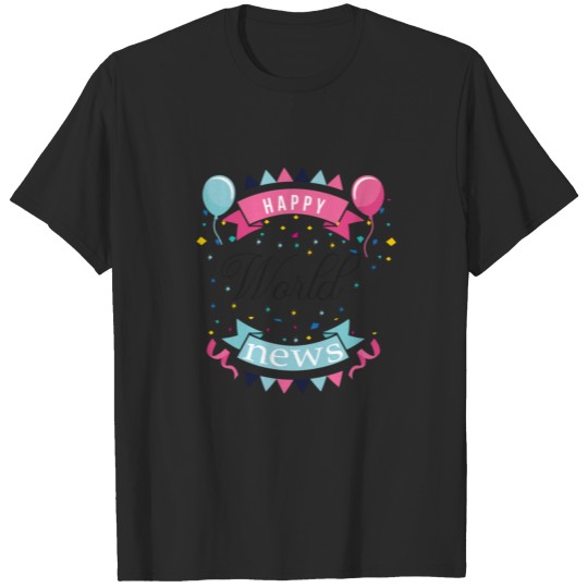 Discover Happy World News T-shirt