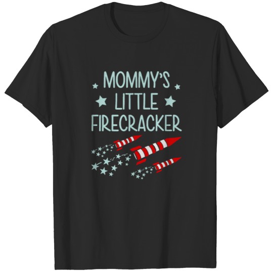 Discover Mommy's little Firecracker T-shirt