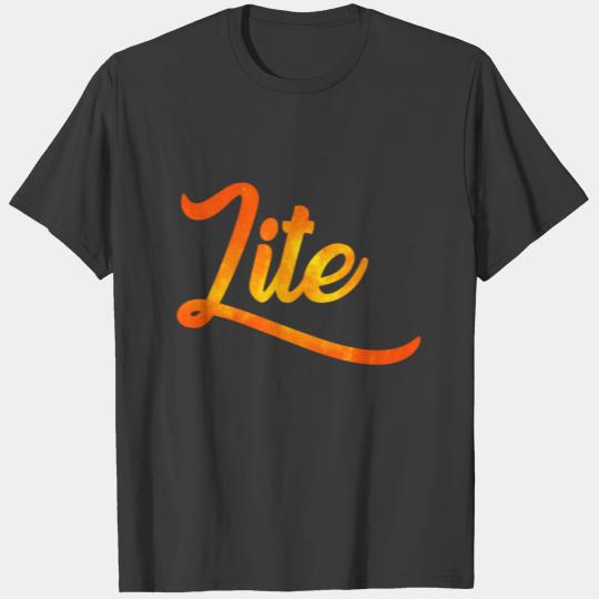 Official Lite Women's Orange T-Shirt T-shirt