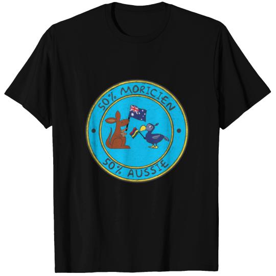 kangaroo & dodo Flags T-shirt