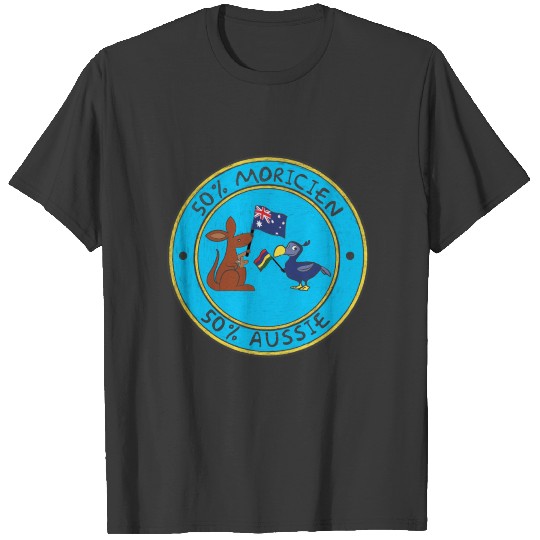 kangaroo & dodo Flags T-shirt