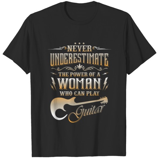 Discover Guitar woman T-shirt