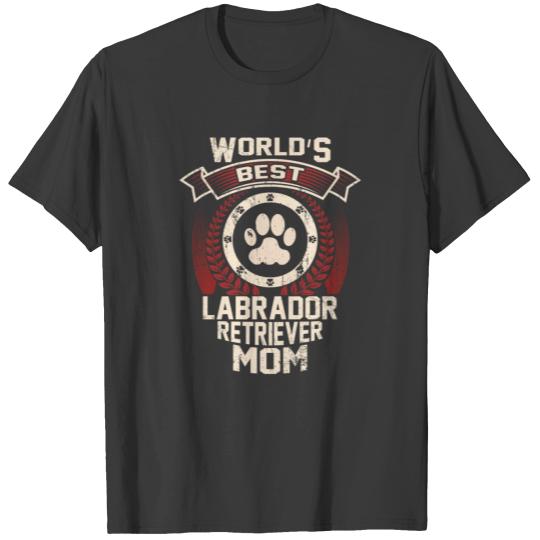 World's Best Labrador Retriever Mom T-shirt
