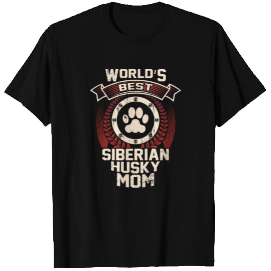 World's Best Siberian Husky Mom T-shirt