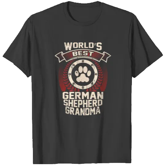 World's Best German Shepherd Grandma T-shirt