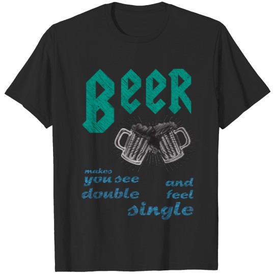 Discover Beer make you see double T-shirt