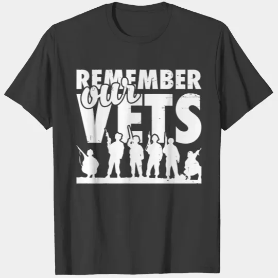 Vets - Remember Our Vets Memorial Day T-shirt