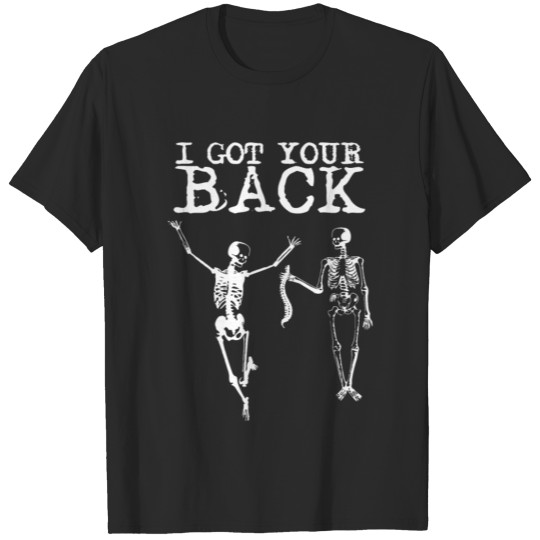 Discover I Got Your Back - Skeleton Halloween Costume T-shirt