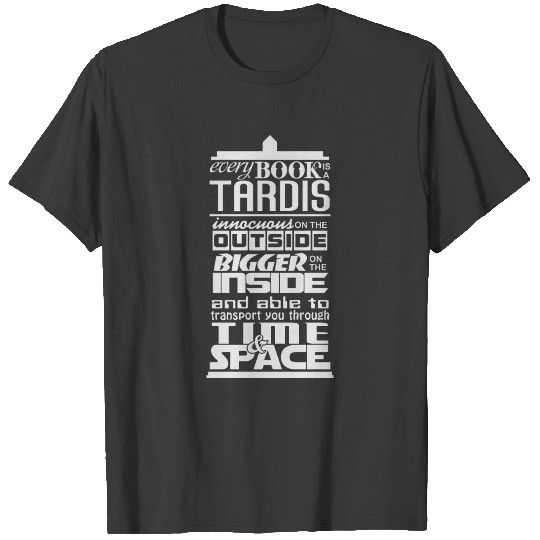 Very Book Is A TARDIS T-shirt