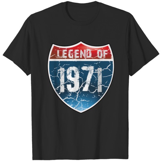 Discover Legend Of 1971 T-shirt