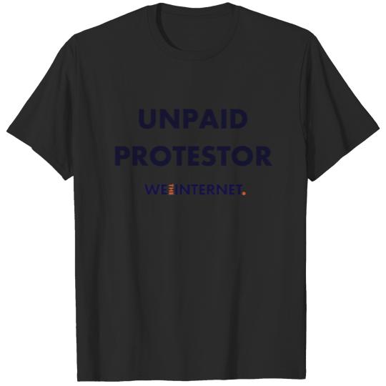 Discover Unpaid Protestor T-shirt