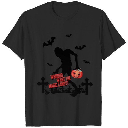 Discover Monster Zombie Trick or TREAT Halloween T-shirt