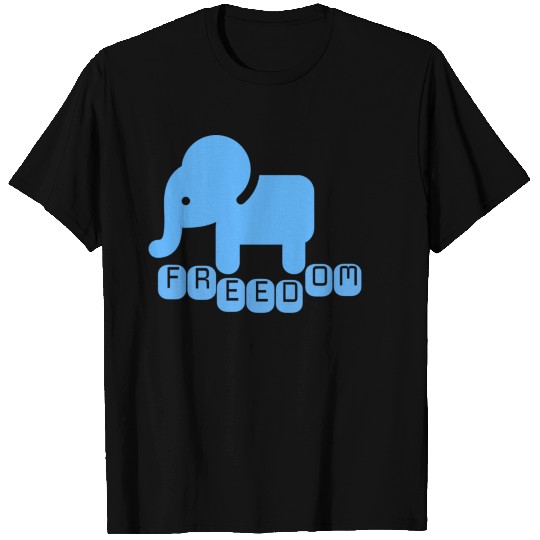 Freedom elephant T-shirt