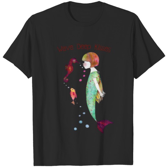 Discover Wave Deep Kisses T-shirt