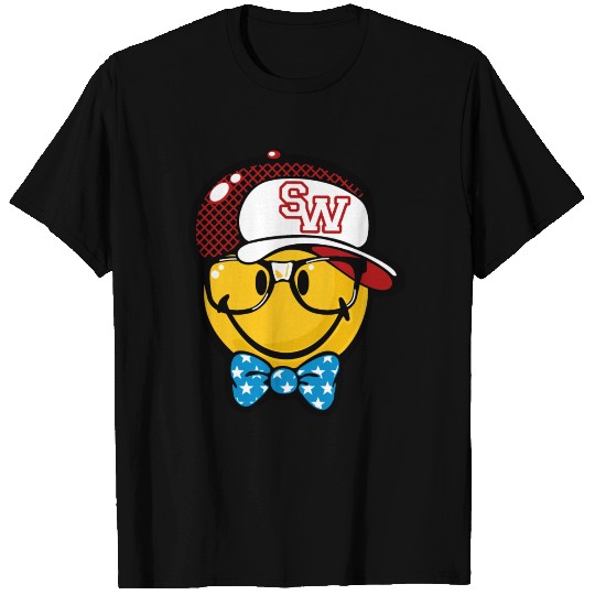 SmileyWorld Preppy Boy with Cap T-shirt