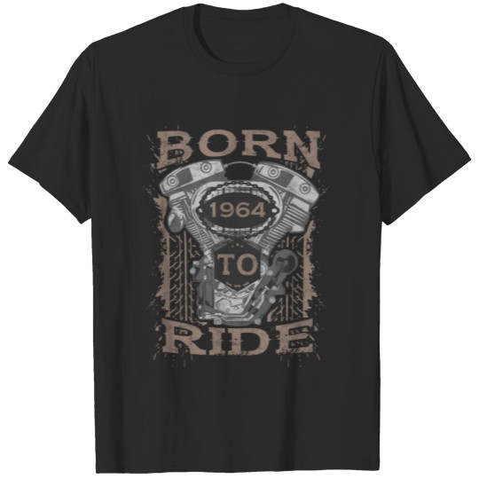 Discover Born to Ride motorcycle 1964 T-shirt