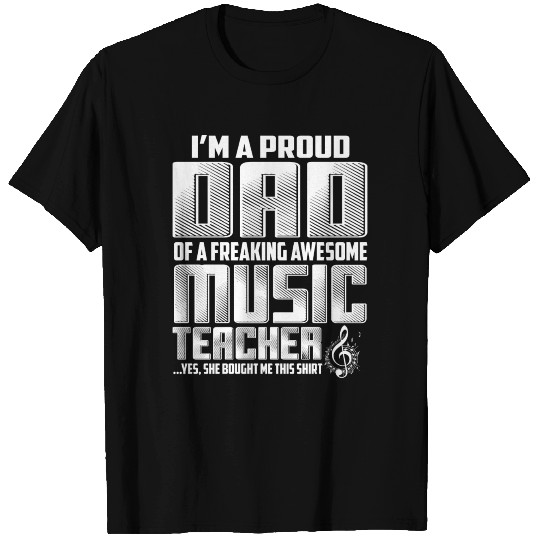 Dad music teacher T-shirt