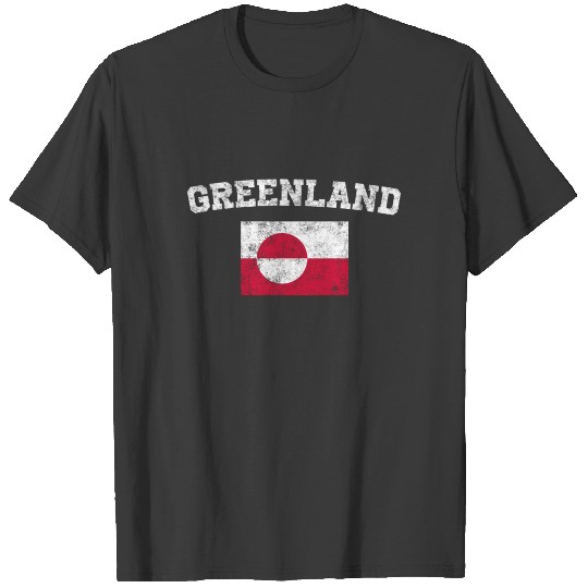 Discover Greenlander Flag Shirt - Vintage Greenland T-Shirt T-shirt