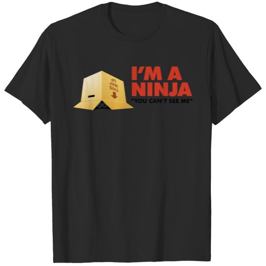 Discover I'm A Ninja. You Can't See Me. T-shirt