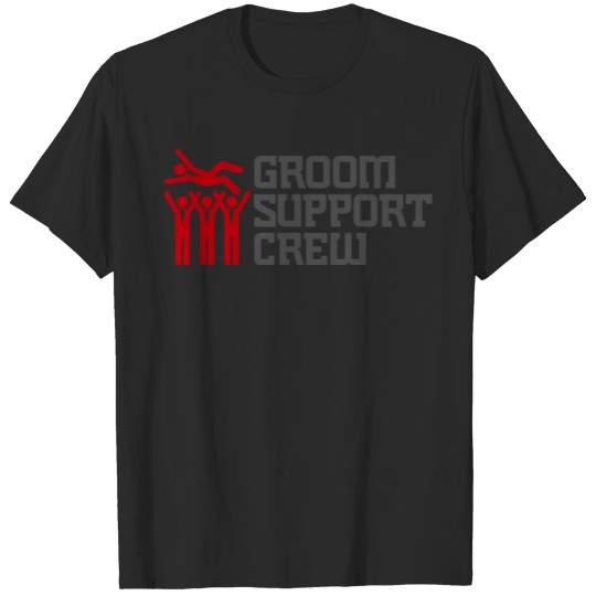 Discover Support Team Of The Groom T-shirt