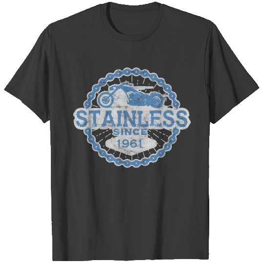 Discover stainless biker shirt born ride road man 1961 T-shirt