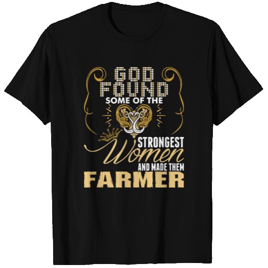 Strongest Women Made Farmer T-shirt
