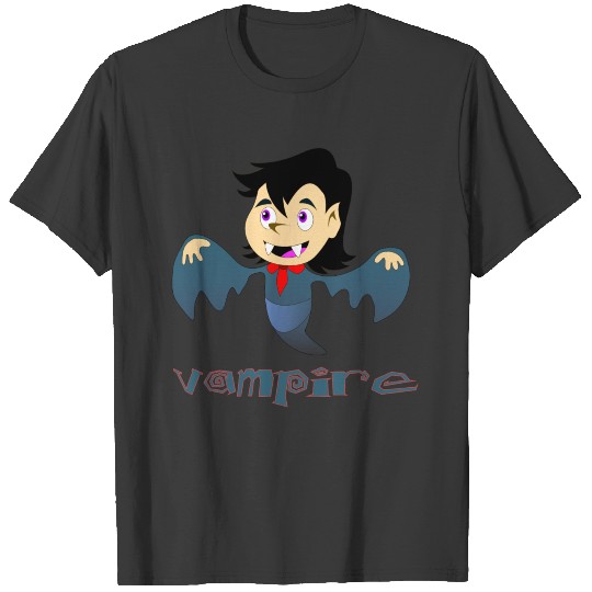Halloween trick or treat scary vampire kids T-shirt