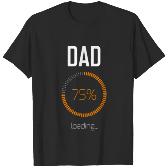 Dad pregnant birth nerd father mummy family gift T-shirt