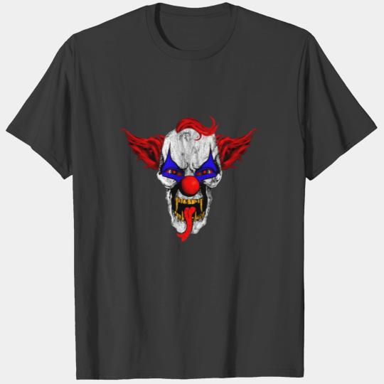 Horror vampire clown gift T-shirt