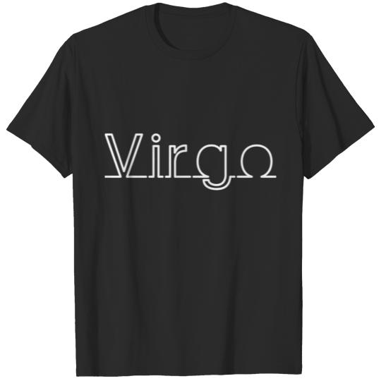 Virgo in White T-shirt