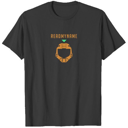 Orange ReadMyName Emblem T-shirt