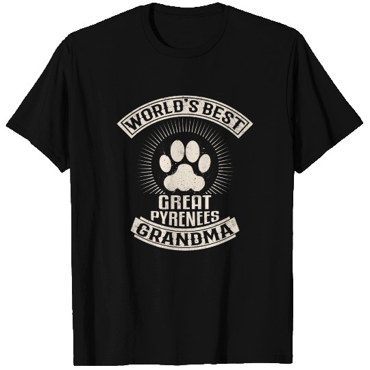 World's Best Great Pyrenees Grandma T-shirt