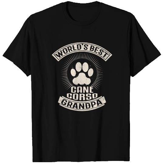 World's Best Cane Corso Grandpa T-shirt