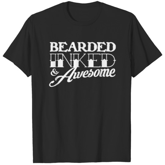 Discover Bearded Awesome T-shirt