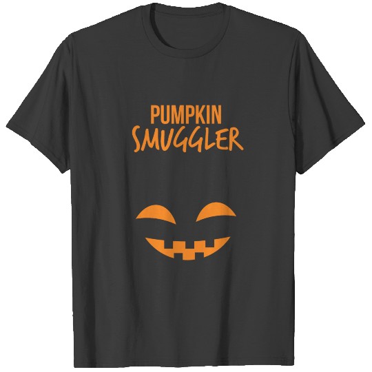 Pumpkin Smuggler Funny Halloween Maternity T-Shirt T-shirt